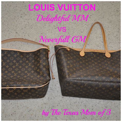 louis vuitton delightful vs neverfull